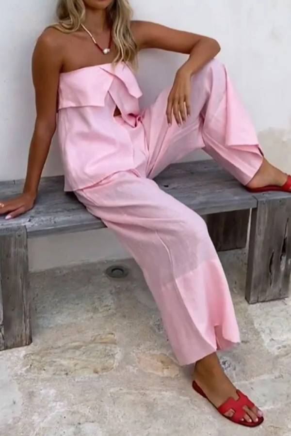 A Vintage Style Pants with Delicate Timeless Details