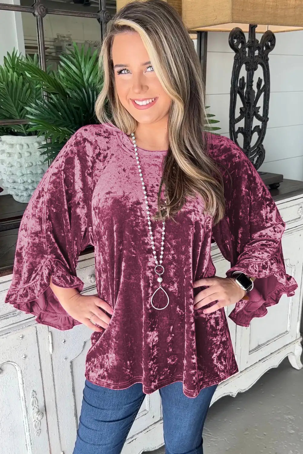 Gracefully Styled Top for Any Occasion