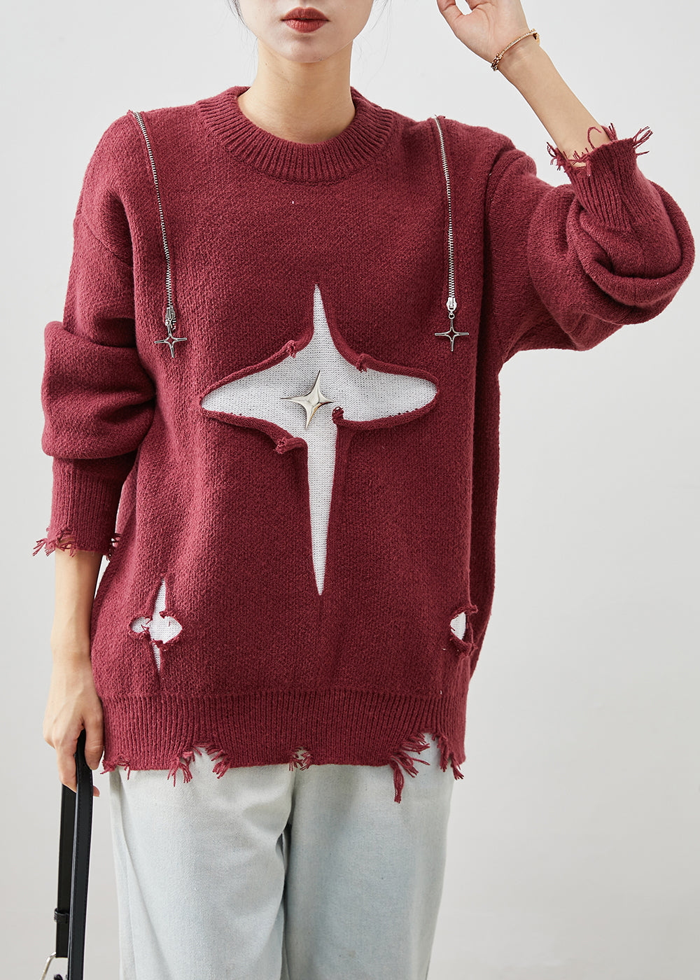 Classic Vintage Sweater with a Flattering Fit