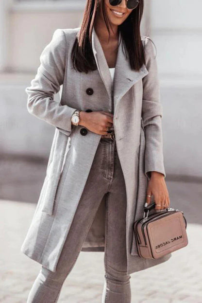 A Vintage Style Coat with Delicate Timeless Details