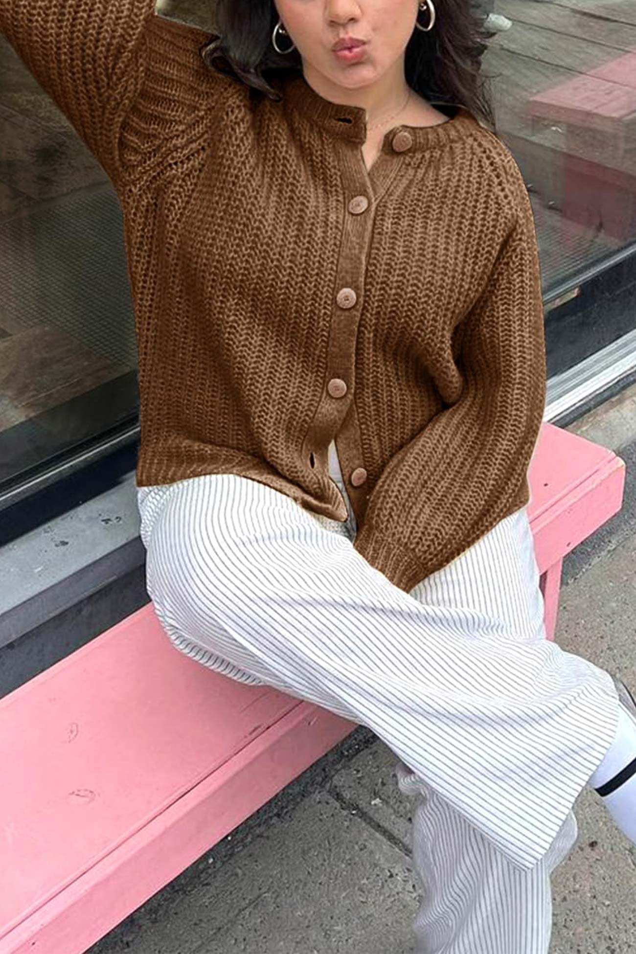A Vintage Style Cardigan with Delicate Timeless Details
