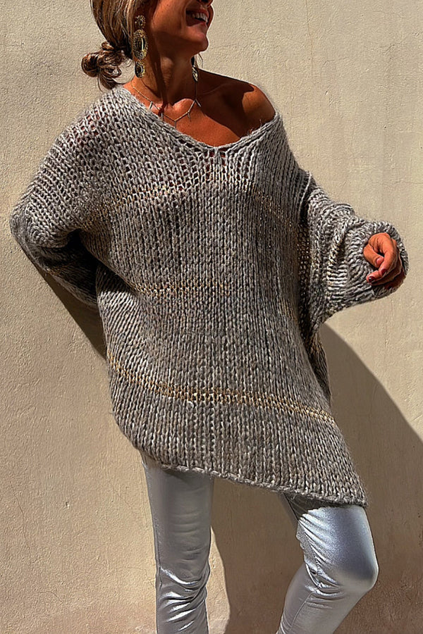 Vintage Inspired Sweater with a Contemporary Edge