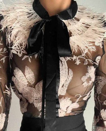Well Tailored Blouse with a Graceful Silhouette