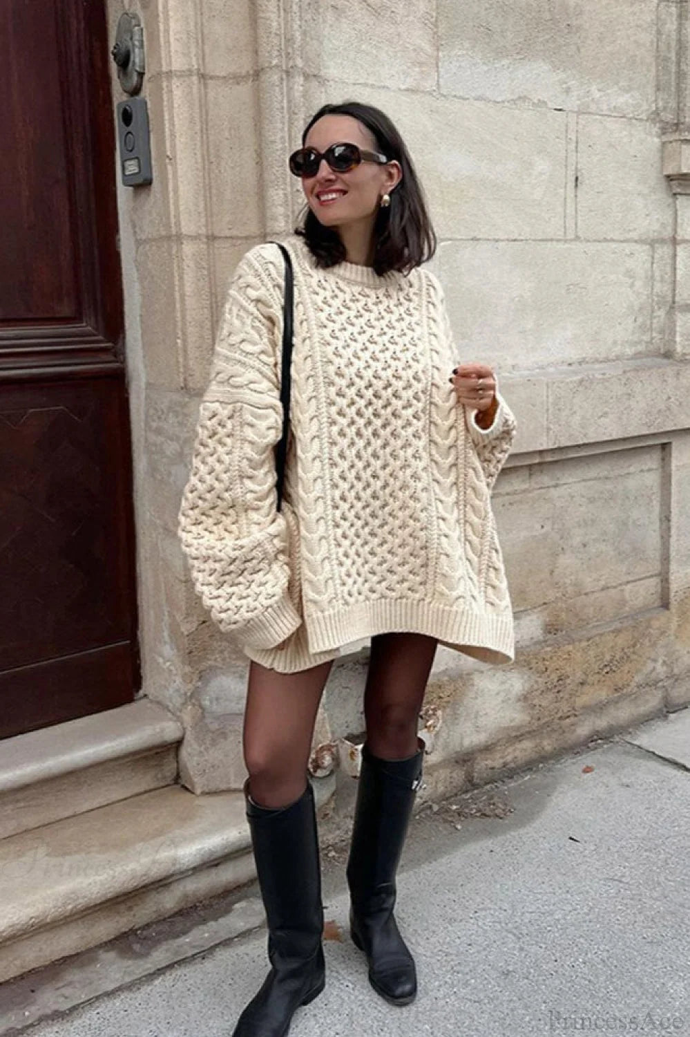 A Vintage Style Sweater with Delicate Timeless Details