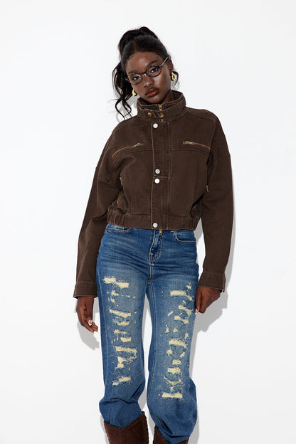 Classic Vintage Jacket with a Flattering Fit