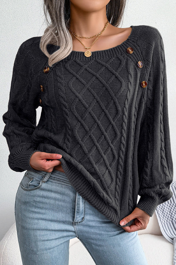 Beautifully Finished Sweater in a Timeless Design