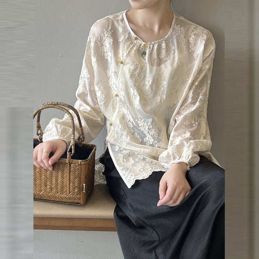 A Vintage Style Shirt with Delicate Timeless Details