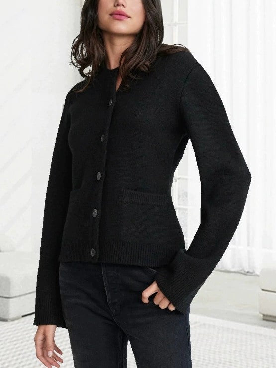 A Vintage Style Cardigan with Delicate Timeless Details