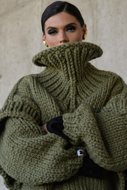 Classic Vintage Sweater with a Flattering Fit