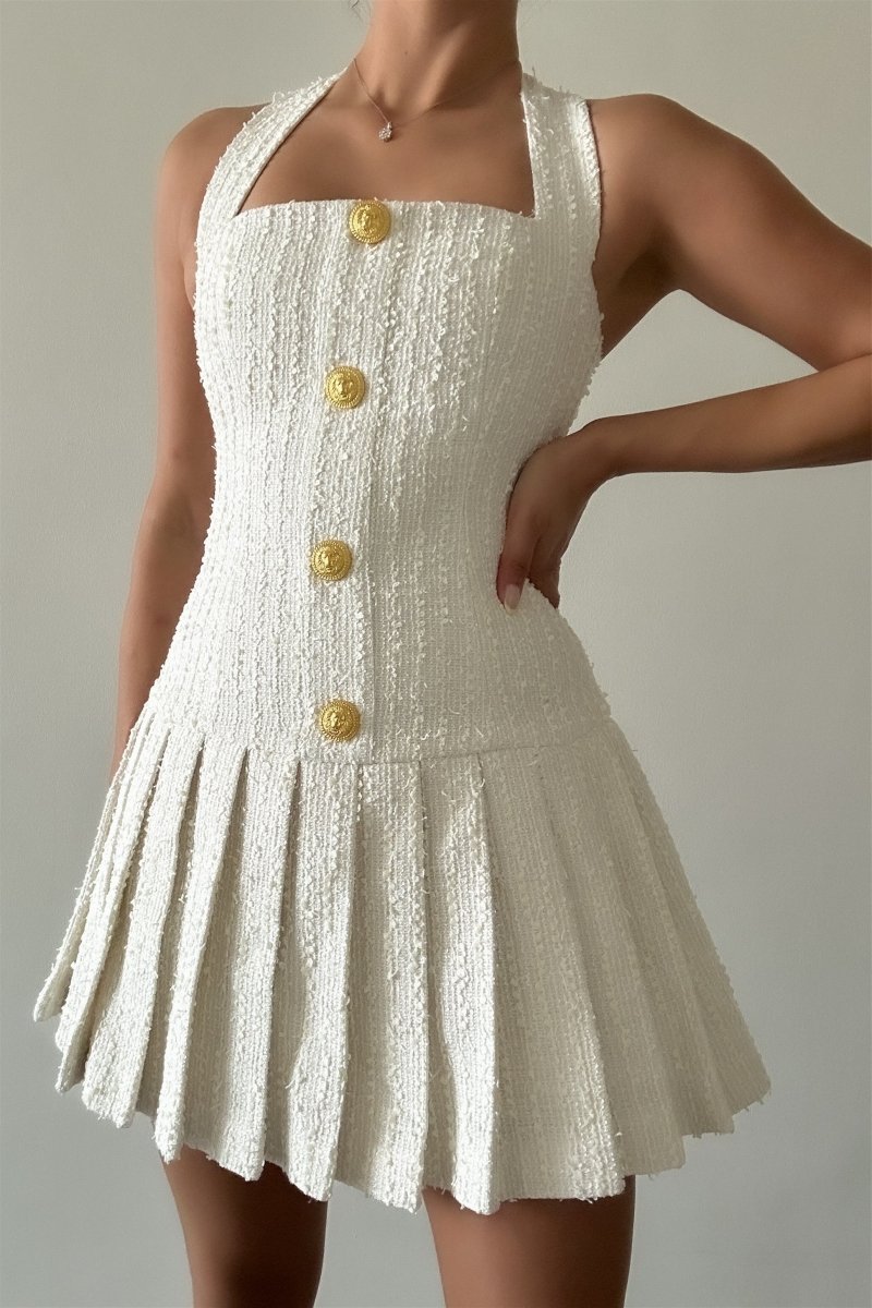 A Vintage Style Dress with Delicate Timeless Details