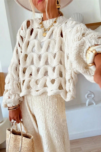 Vintage Inspired Sweater with a Contemporary Edge