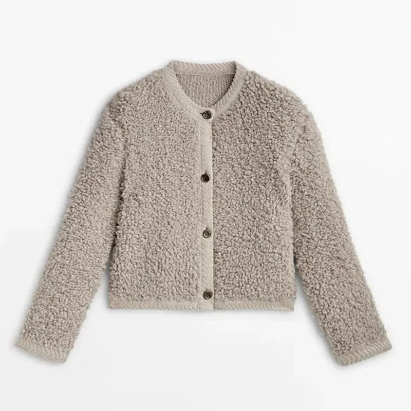 Well Tailored Cardigan with a Graceful Silhouette