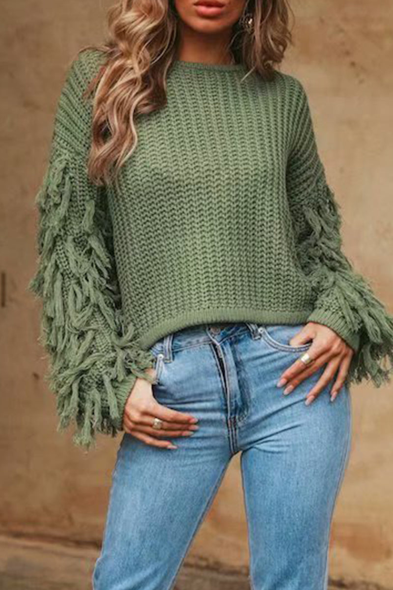 A Vintage Style Sweater with Delicate Timeless Details