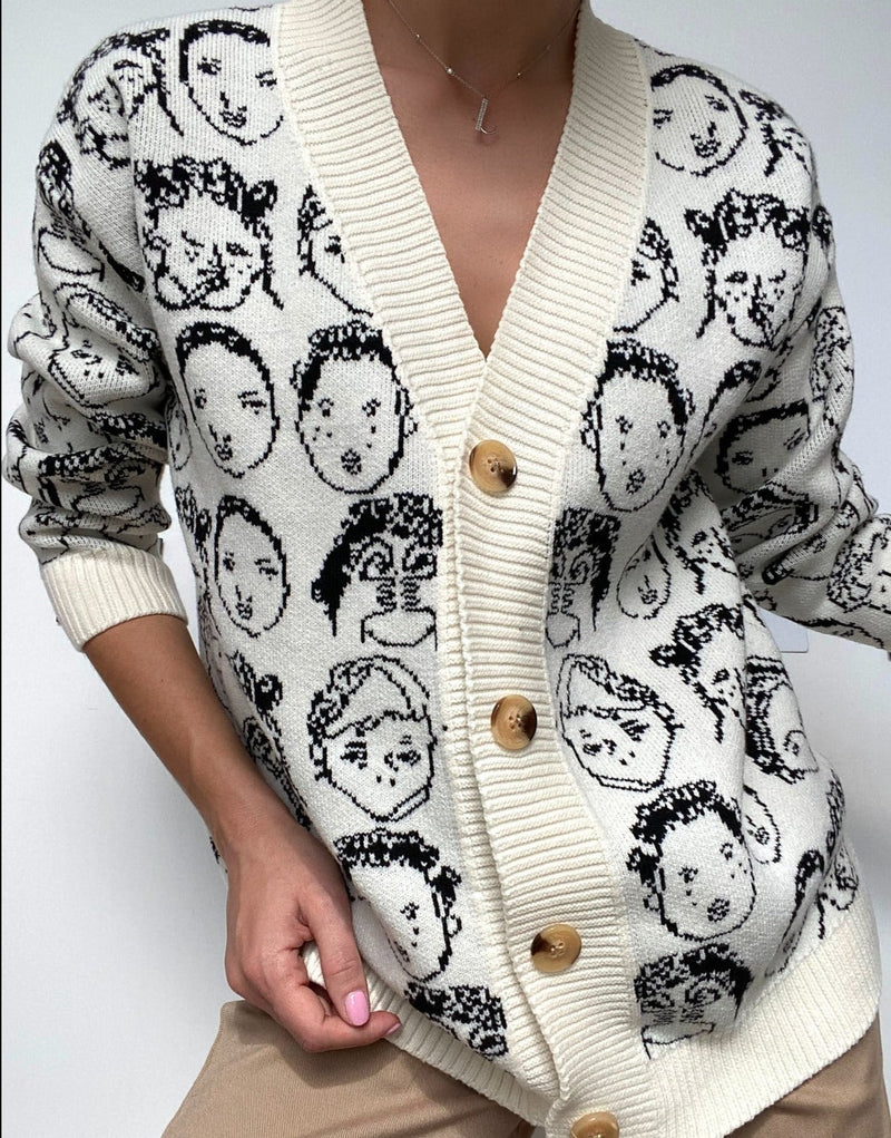 A Vintage Style Cardigan with Delicate Timeless Details