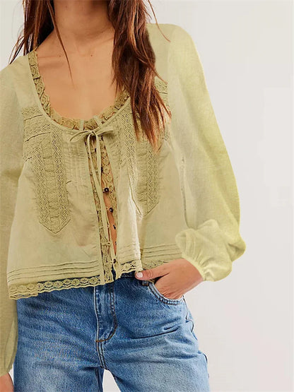 Vintage Inspired Blouse with a Contemporary Edge