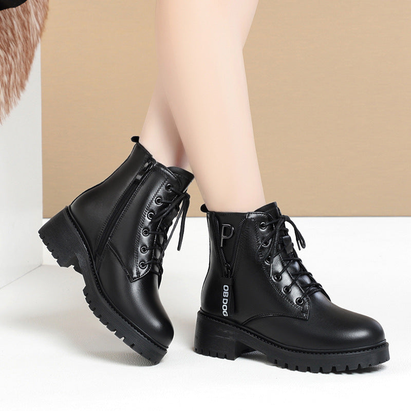 A Vintage Style Boots with Delicate Timeless Details