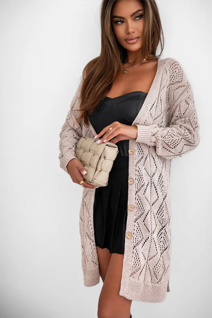 Classic Vintage Cardigan with a Flattering Fit
