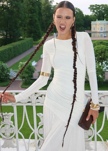 A Vintage Style Dress with Delicate Timeless Details