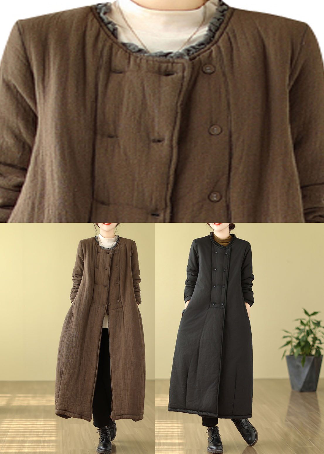 Effortlessly Elegant Coat with a Timeless Design