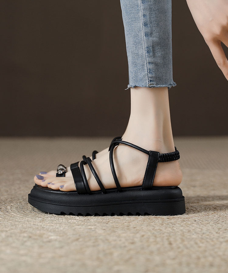 A Vintage Style Sandals with Delicate Timeless Details