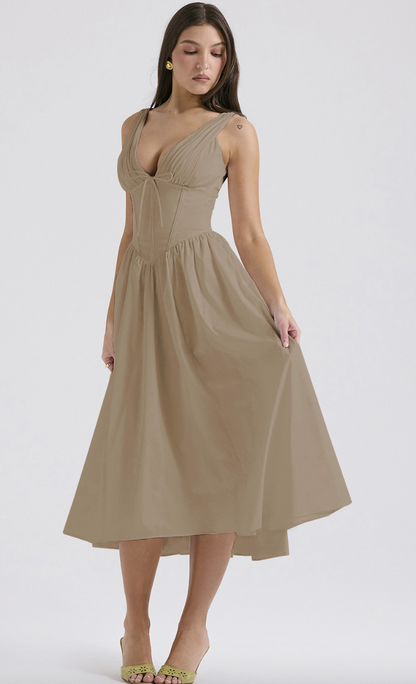 A Vintage Style Dress with Delicate Timeless Details