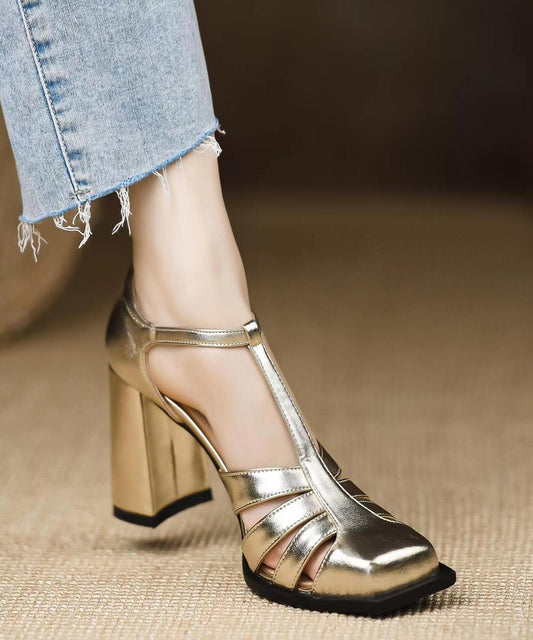 A Vintage Style Sandals with Delicate Timeless Details