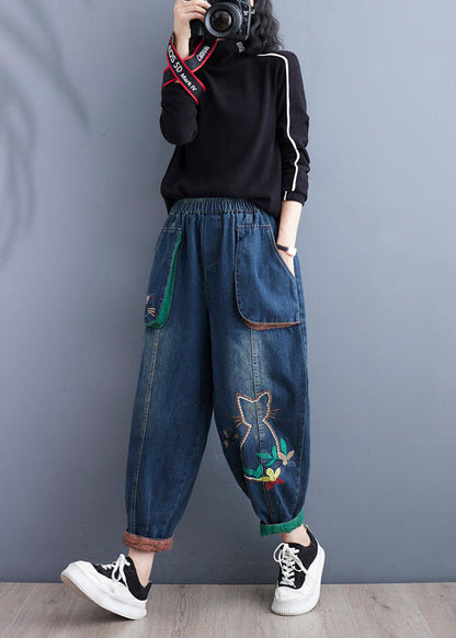 A Vintage Style Pants with Delicate Timeless Details