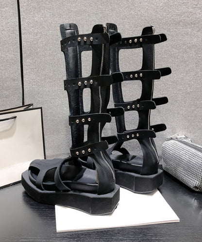 A Vintage Style Boots with Delicate Timeless Details