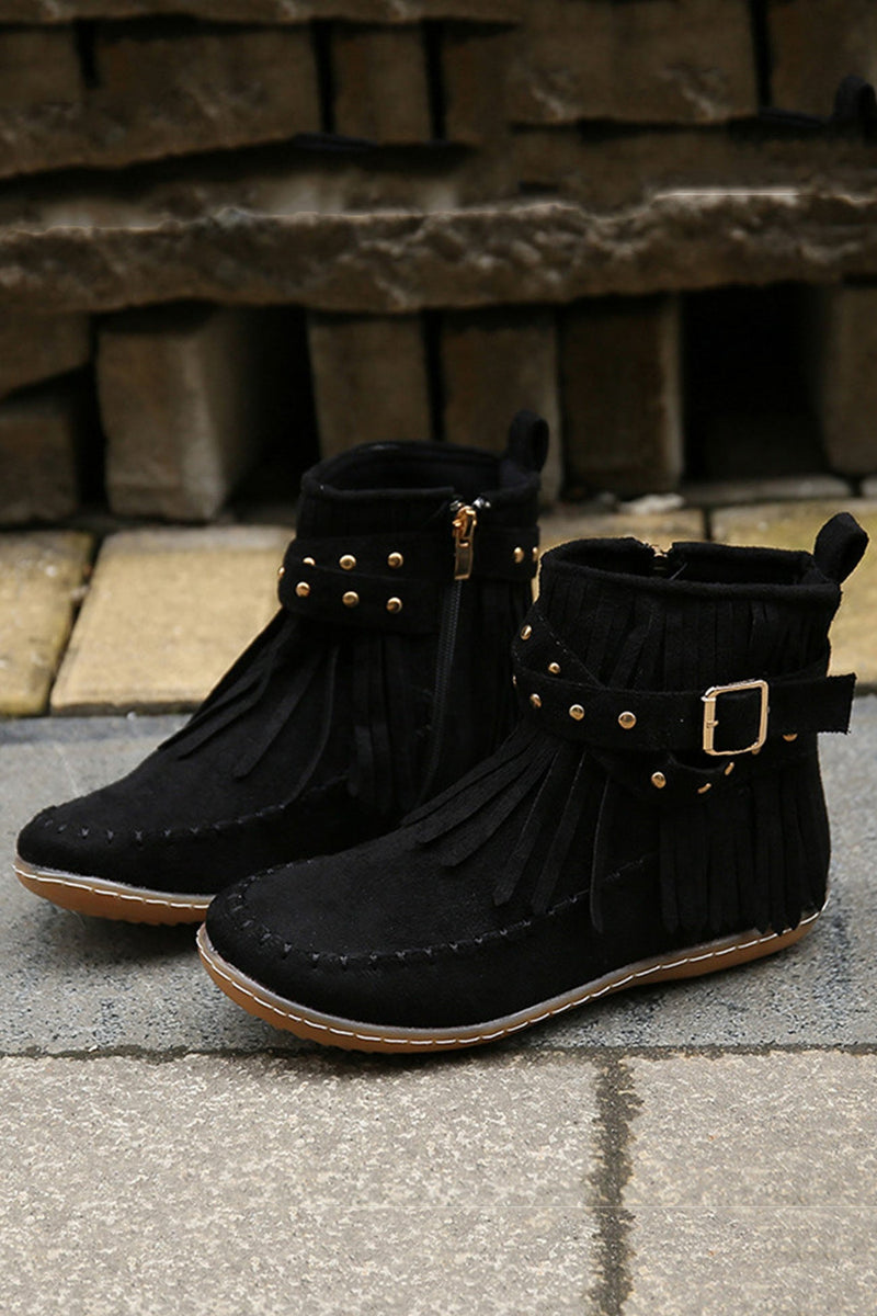 A Vintage Style Boots with Delicate Timeless Details