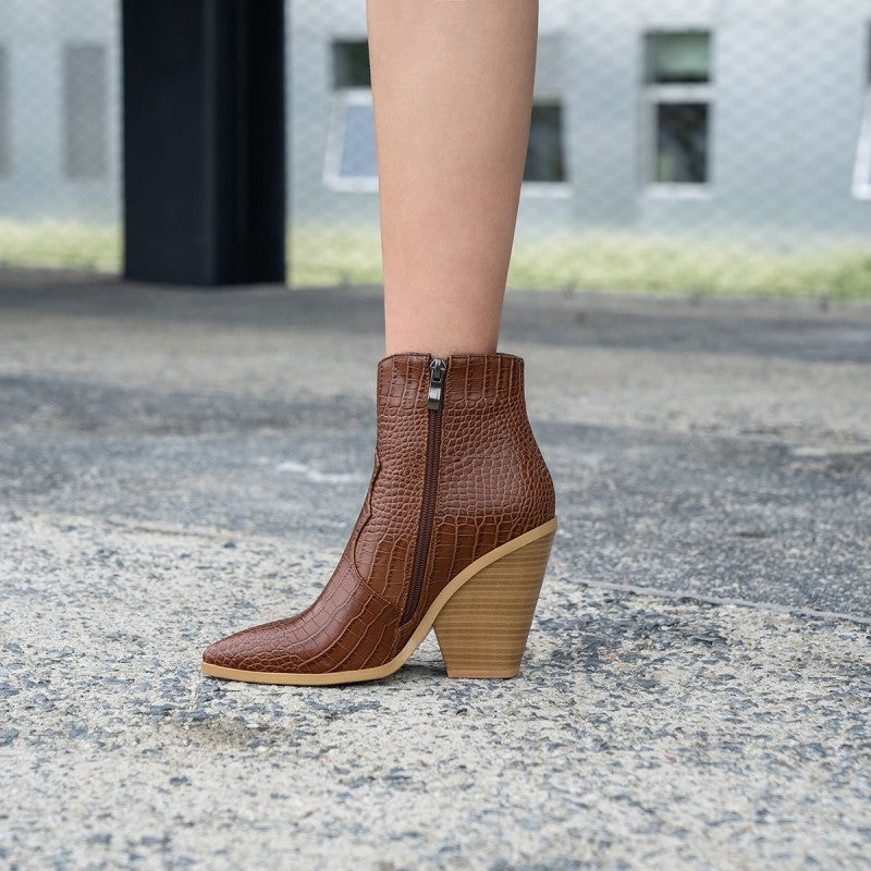 A Vintage Style Boots with Delicate Timeless Details