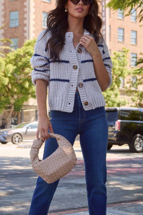 Vintage Inspired Cardigan with a Contemporary Edge