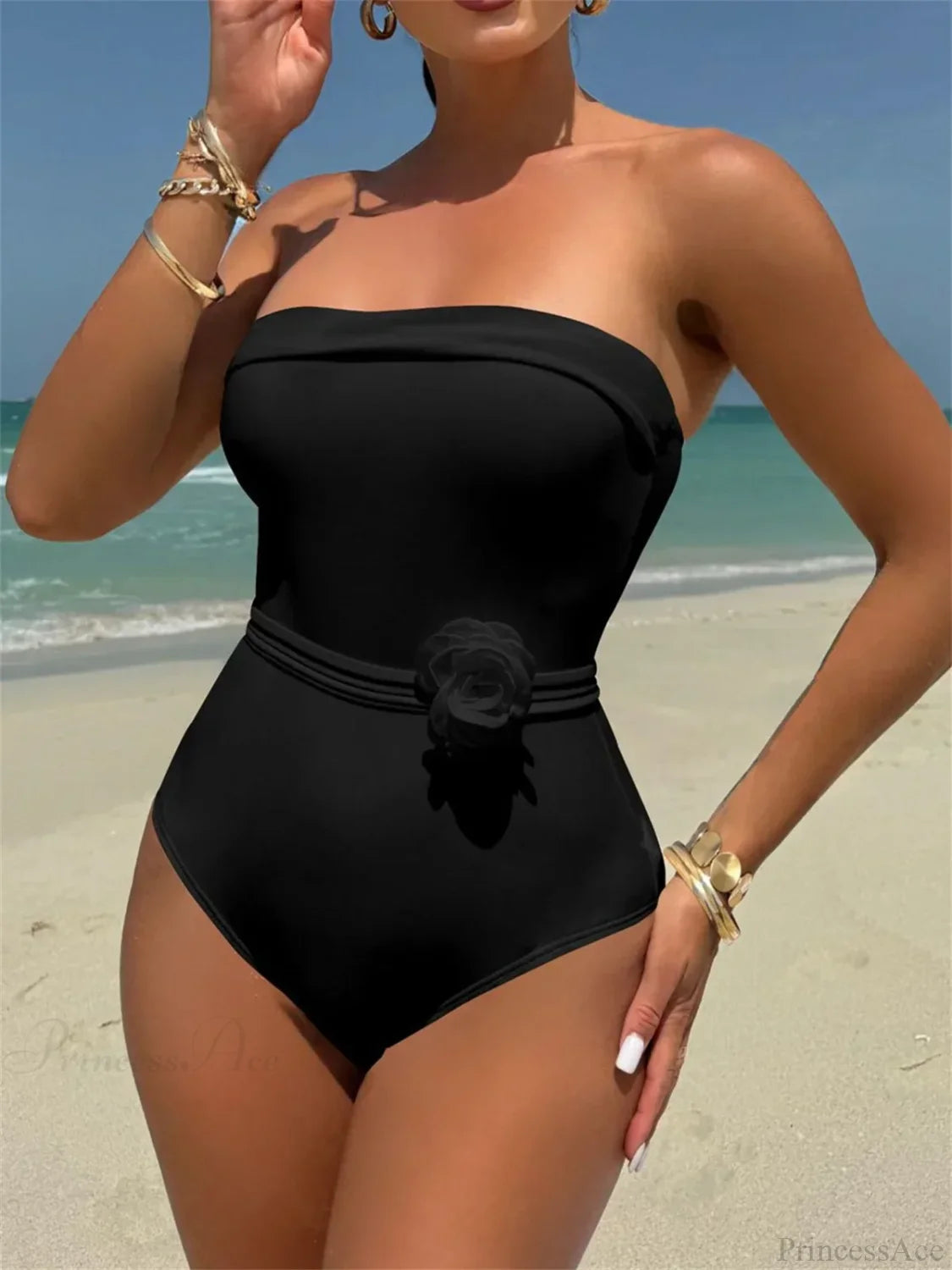 Classic Vintage Swimsuit with a Flattering Fit