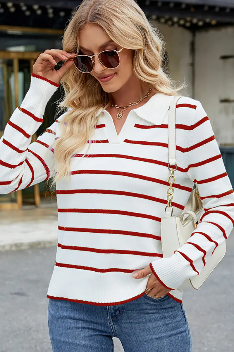 A Vintage Style Sweater with Delicate Timeless Details