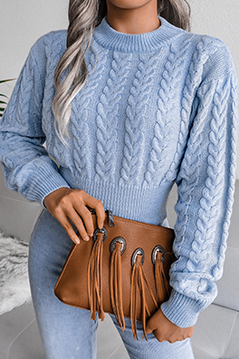 A Vintage Style Sweater with Delicate Timeless Details