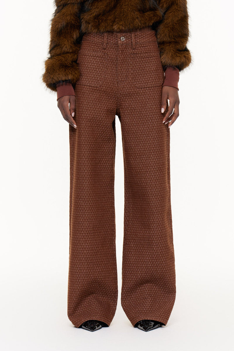 A Vintage Style Pants with Delicate Timeless Details