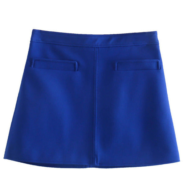 Blue skirt