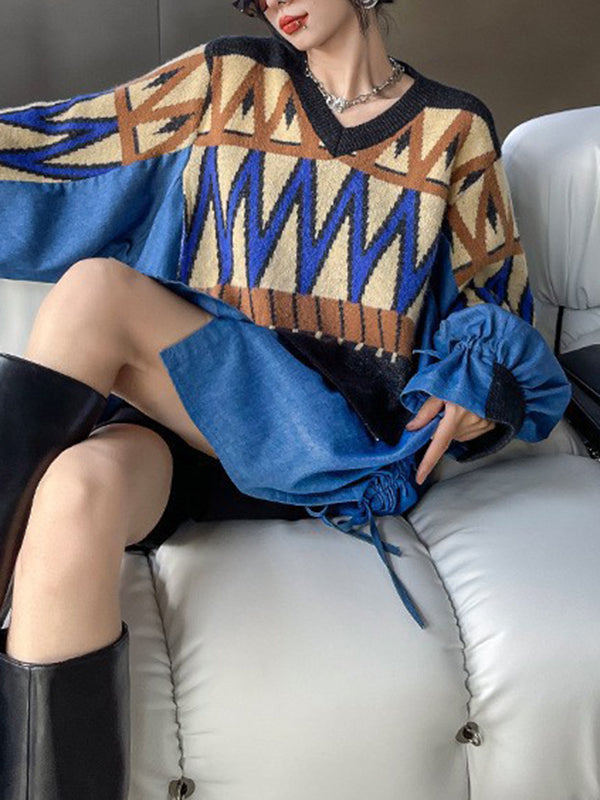 Classic Vintage Sweater with a Flattering Fit