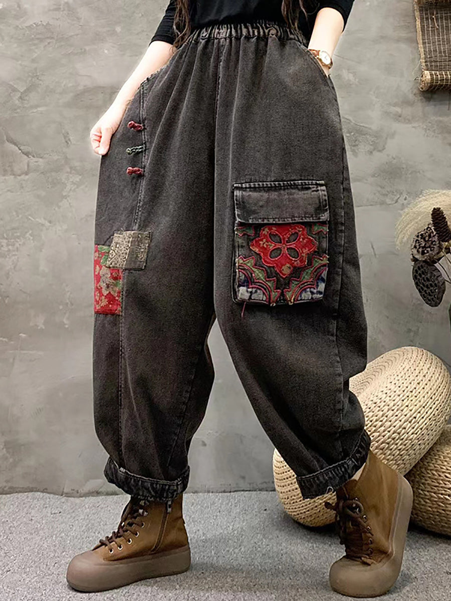 A Vintage Style Pants with Delicate Timeless Details