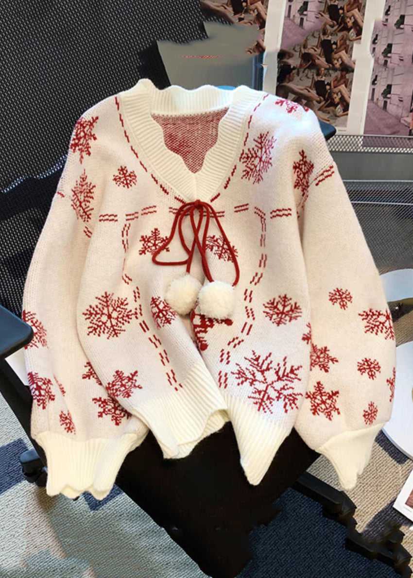 A Vintage Style Sweater with Delicate Timeless Details