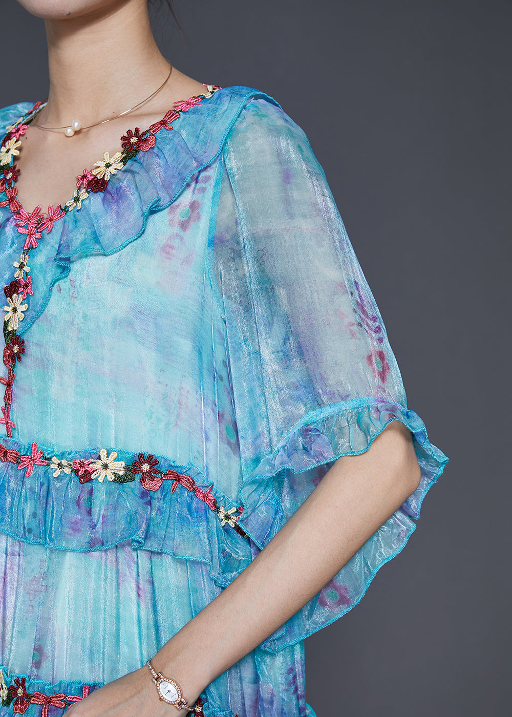 A Vintage Style Dress with Delicate Timeless Details