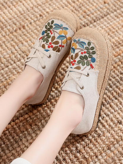 A Vintage Style Shoes with Delicate Timeless Details