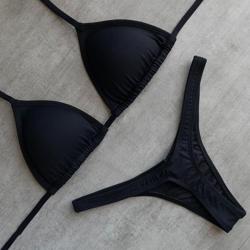 Classic Vintage Bikini with a Flattering Fit