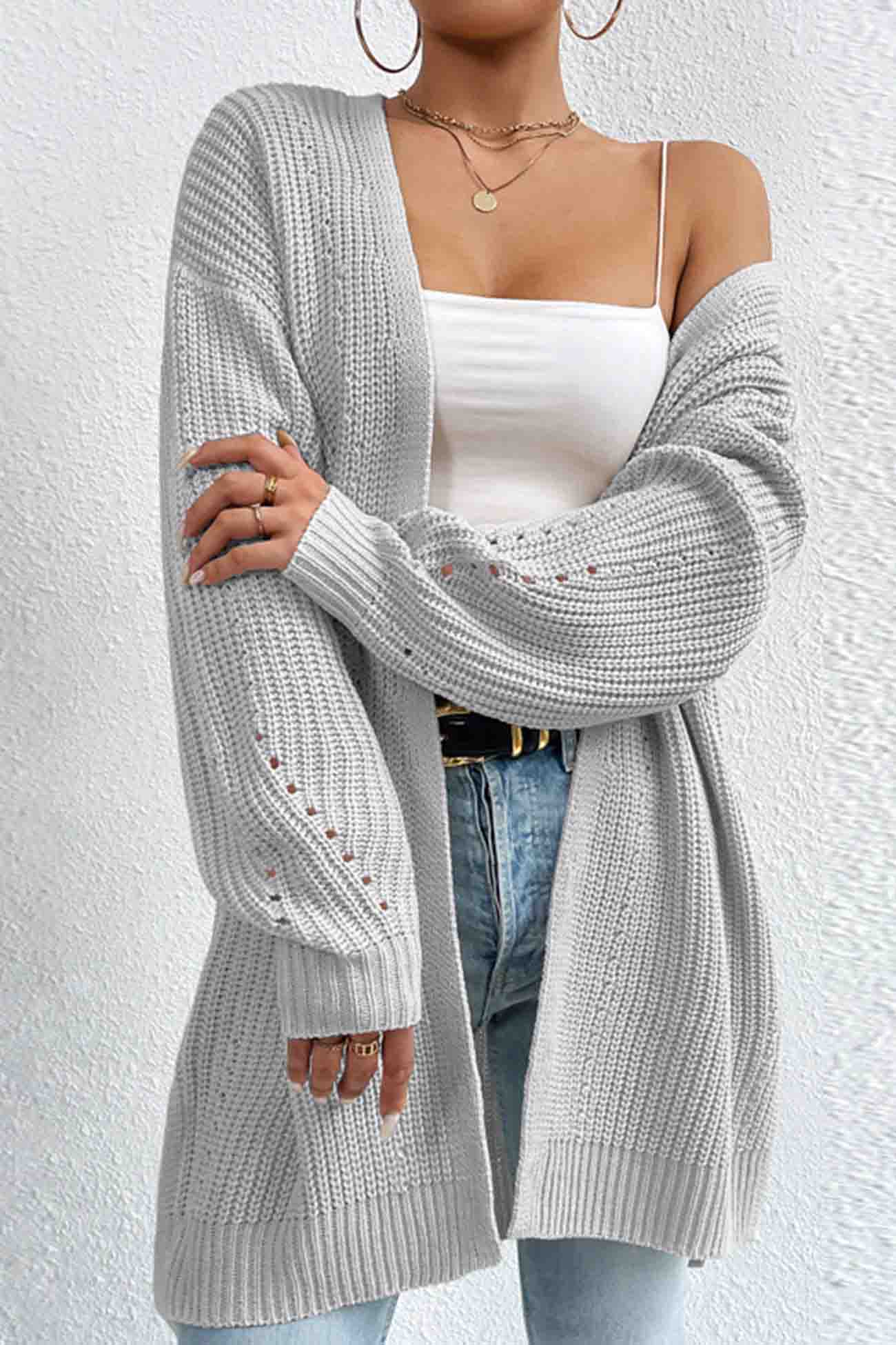 A Vintage Style Cardigan with Delicate Timeless Details