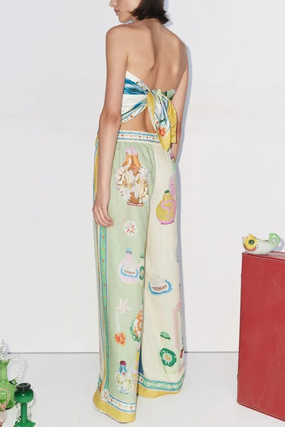 A Vintage Style Pants with Delicate Timeless Details
