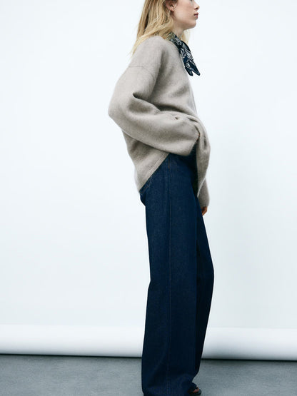 A Vintage Style Sweater with Delicate Timeless Details