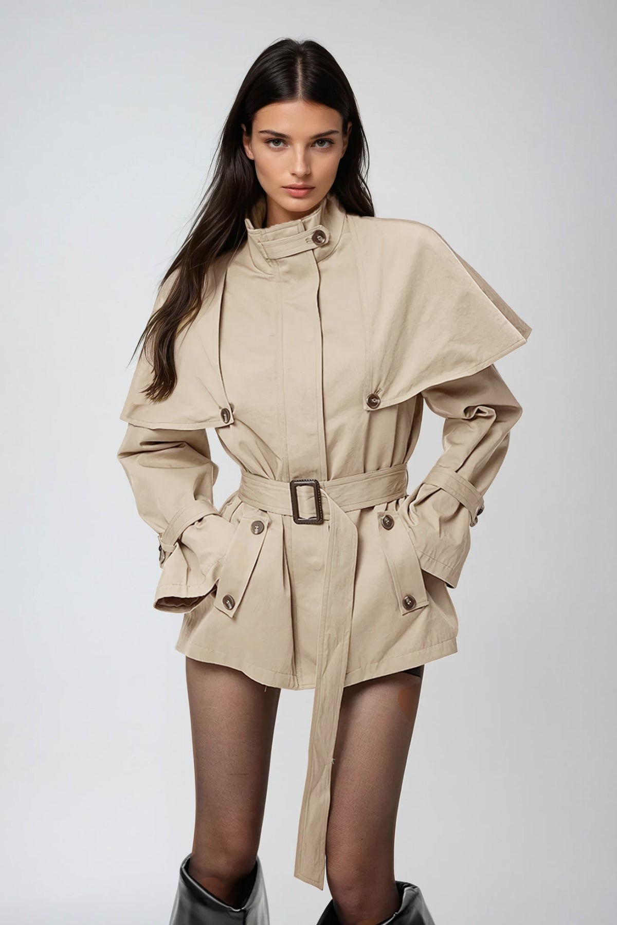 A Vintage Style Coat with Delicate Timeless Details