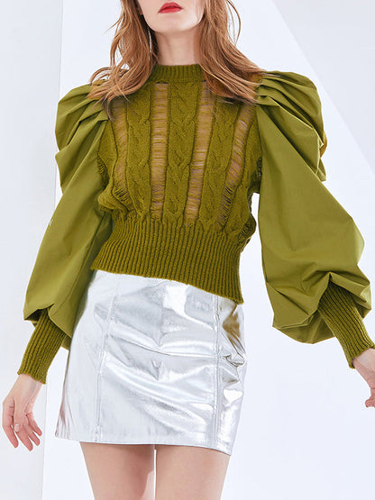Vintage Inspired Sweater with a Contemporary Edge