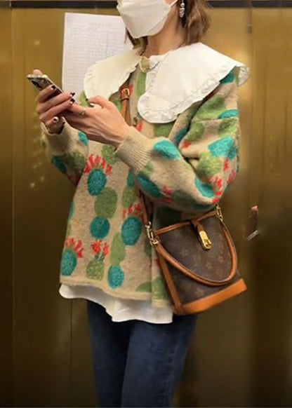 A Vintage Style Sweater with Delicate Timeless Details