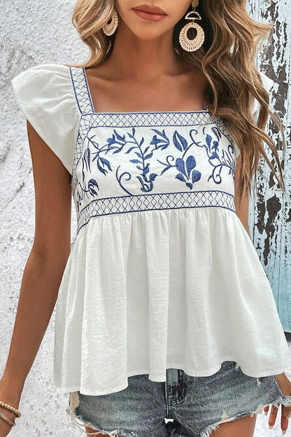 A Vintage Style Top with Delicate Timeless Details