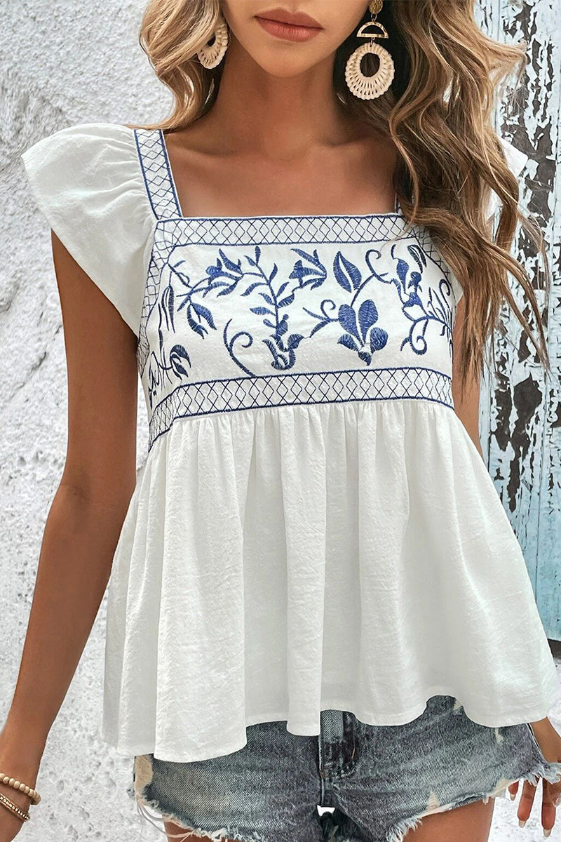 A Vintage Style Top with Delicate Timeless Details